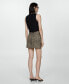 Фото #5 товара Women's Leopard-Print Denim Mini-Skirt