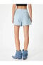 Фото #8 товара Шорты женские Koton модель Kot-мерный мини джинсовый клеш платье памуклу