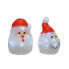 Decorative Figure Lumineo 491239 LED Inside Santa Claus 10,5 x 10,5 x 15 cm