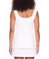 ფოტო #2 პროდუქტის Juniors' Layered-Look Button-Trim Sleeveless Dress