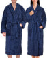 Фото #1 товара Lightweight Plush Shawl Collar Bathrobes