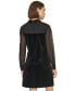 ფოტო #2 პროდუქტის Women's Mixed-Media Long-Sleeve Dress