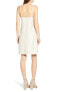 Bishop + Young 292416 Micro Stud Faux Suede Mini Slipdress, Size Medium - Ivory