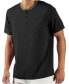 Фото #2 товара Men's Short Sleeve Henley T-Shirt