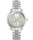 ფოტო #1 პროდუქტის Women's Lida Quartz Multifunction Silver-Tone Stainless Steel Watch 38mm