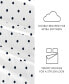 Home Collection Premium Ultra Soft Dots Pattern 3 Piece Bed Sheets Set, Twin