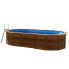 Фото #1 товара GRE POOLS Amazonia Oval Steel Pool Wood Aspect 610x375x132 cm