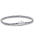 ფოტო #1 პროდუქტის Dragon Bone Round 3mm Chain Bracelet in Sterling Silver