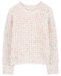 Фото #3 товара Kid Confetti Waffle-Knit Sweater 6-6X