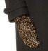 Фото #1 товара Burberry Prorsum Black Jenny Leopard-print Calf Hair Gloves Sz 6.5 $698