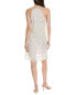 Lola & Sophie Embroidered Sequin Mini Dress Women's