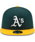 Фото #2 товара Men's Green/Yellow Oakland Athletics Home Authentic Collection On-Field 59FIFTY Fitted Hat