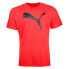 Фото #1 товара Puma Essential Cat Logo Crew Neck Short Sleeve T-Shirt Mens Red Casual Tops 678