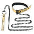 Фото #1 товара Collar with Leash Bondage Gold