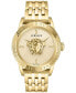 Фото #1 товара Часы Versace V Code Gold Ion Plated Watch 43mm