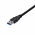 USB-кабель Startech USB3SEXT1MBK USB A Чёрный