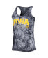 Women's Charcoal Iowa Hawkeyes Billboard Tie-Dye Tank and Shorts Sleep Set