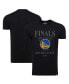 ფოტო #1 პროდუქტის Men's Black Golden State Warriors 2022 NBA Finals Stacked Hoop T-shirt