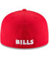 Men's Red Buffalo Bills Omaha Throwback 59FIFTY Fitted Hat