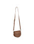 Valentino Tonga RE western flap bag with contrast stitch in brown