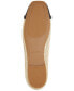 ფოტო #10 პროდუქტის Women's Leanne Quilted Hardware Slip-On Ballerina Flats