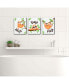 Фото #2 товара Let's Hang - Sloth - Wall Art - 7.5 x 10 in - Set of 3 Signs - Wash Brush Flush
