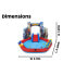 Фото #5 товара Детский бассейн Bestway Spiderman 211 x 206 x 127 cm Игровая площадка