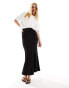 Фото #1 товара & Other Stories fluted maxi skirt in black