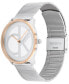 ფოტო #2 პროდუქტის Stainless Steel Mesh Bracelet Watch 35mm