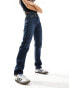 Фото #2 товара Levi's 501 original straight fit jeans in dark blue wash