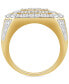 Фото #5 товара Men's Diamond Cluster Ring (5 ct. t.w.) in 10k Gold