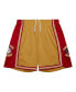 Фото #2 товара Men's Gold Florida State Seminoles 1992/93 Throwback Jersey Shorts