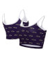 ფოტო #1 პროდუქტის Women's Purple Baltimore Ravens Gauge Lounge Bralette