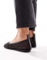 & Other Stories mesh ballet flats in black