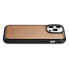Фото #11 товара Etui pokryte naturalną skórą do iPhone 14 Pro Leather Oil Wax jasny brąz