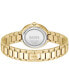 Women's Sena Quartz Ionic Plated Thin Gold-Tone Steel Watch 34mm