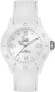 Ice-Watch - ICE dune white - Armbanduhr mit Strukturiertes Silikon Armband - Chrono - 014581 (Large)