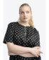 Фото #2 товара Plus Size Polka Dot Dress