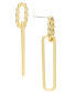 Twisted Linear Drop Earrings, Created for Macy's