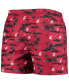 ფოტო #3 პროდუქტის Men's Crimson Washington State Cougars Island Palm Swim Trunks