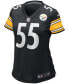 Фото #2 товара Women's Devin Bush Black Pittsburgh Steelers Game Player Jersey