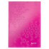Фото #1 товара Блокнот твердая обложка LEITZ Wow 80 горизонтальных линованных листов