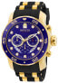 Invicta Men's 6983 Pro Diver Collection Chronograph Blue Dial Black Polyureth...