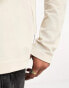 Фото #4 товара Armani Exchange chest logo long sleeve polo shirt in light beige