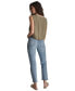 ფოტო #2 პროდუქტის Women's V-Neck Sleeveless Cropped Top