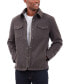 Фото #4 товара Men's Quilted Wool Shirt Jacket