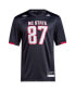 ფოტო #2 პროდუქტის Men's #87 Black NC State Wolfpack Premier Jersey