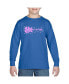 ფოტო #1 პროდუქტის Shake it Off - Boy's Child Word Art Long Sleeve T-Shirt