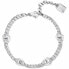 Фото #1 товара Shiny steel bracelet with zircons Desideri BEI076