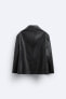 Oversize leather effect blazer - limited edition